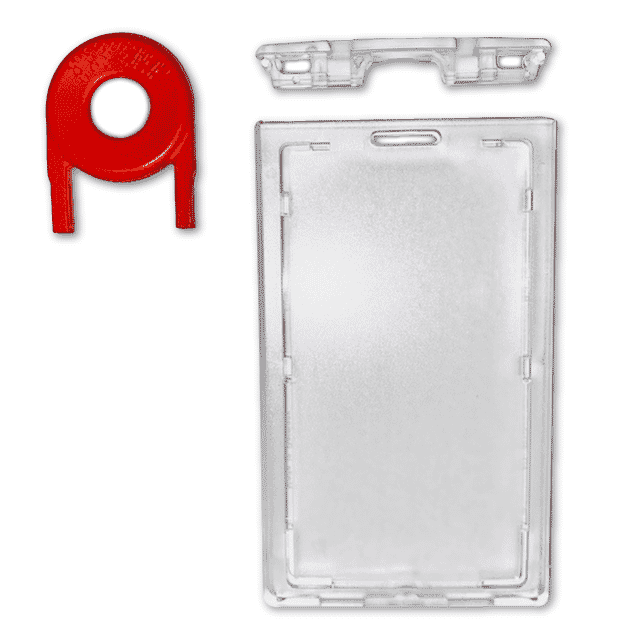 Frosted Lockable Card Holder (portrait with a slot at the centre of the top. No key supplied). Insert Size