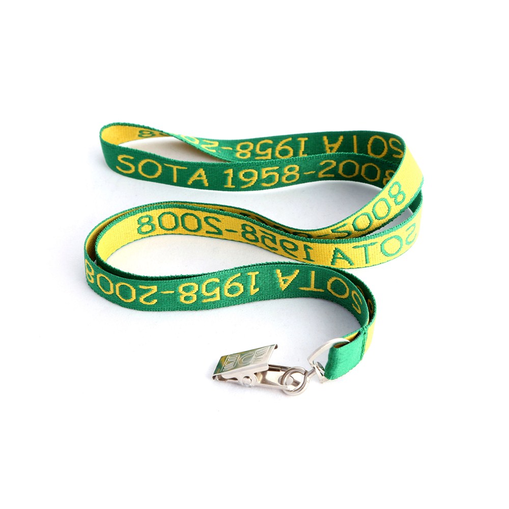 ID Supplies custom woven lanyard